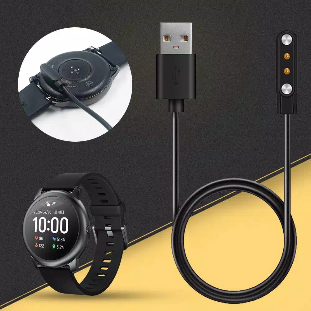 Charger Cable Usb Kabel HAYLOU SOLAR LS05 RT2 LS10 GST LS09B OASE HORIZON W1 Oase H12w Oraimo watch pro fit 2 pro tempo s2 dock charging