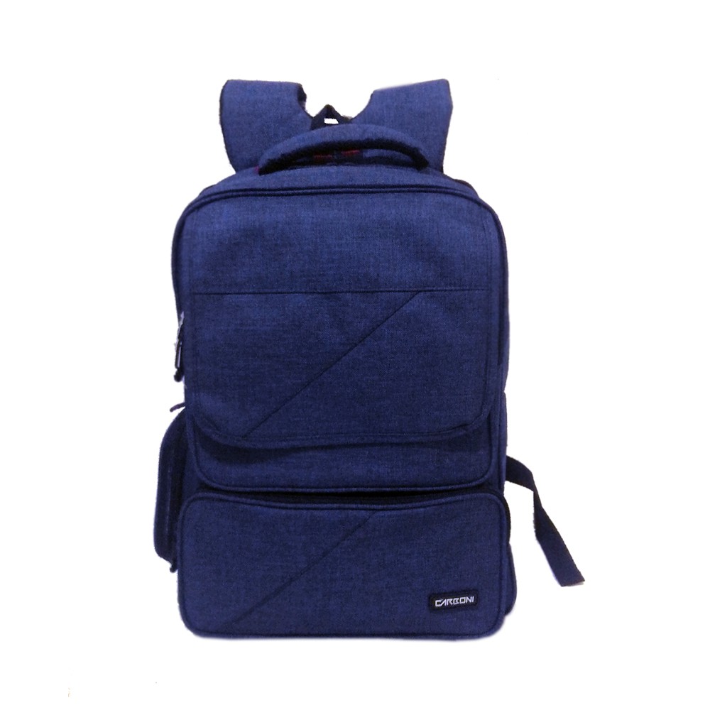 SHOPEE 6.6 SUPER SALE!! Carboni Tas Ransel AA0026 Original - Blue + Raincover