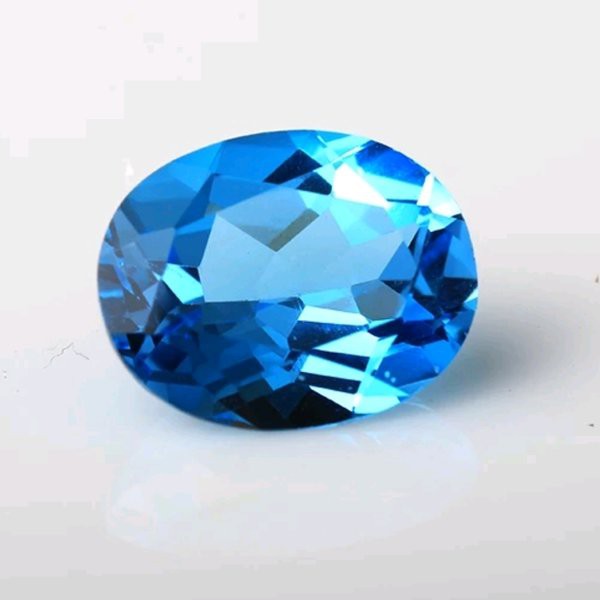 BATU PERMATA NATURAL SWISS BLUE TOPAZ