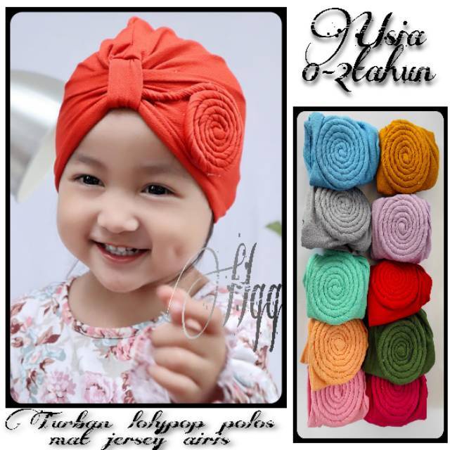 Turban Seli | Turban Anak | Turban Bayi Ciput Anak [BISA C.O.D]