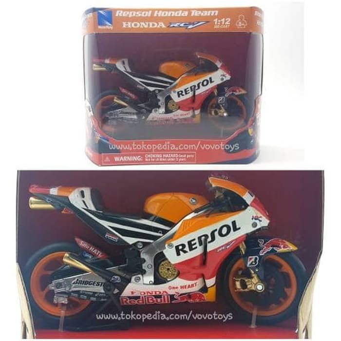 Diecast Ducati - Diecast New Ray Vespa - Diecast Motogp Newray 1:12 Honda Marc Marquez Repsol Moto