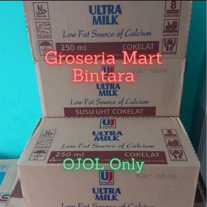 

*Bintara* Susu Ultra UHT Low Fat Hi Calcium Cokelat 250ml x24 - Bekasi