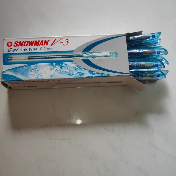 

Pulpen v3 biru snowman