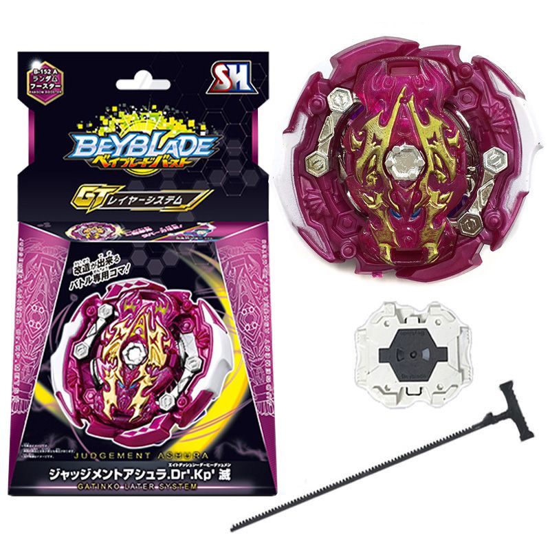 Meledak Beyblade GT B-152-Pengadilan Merah Ashura Metsu Dengan Peluncur Mainan Anak Hadiah