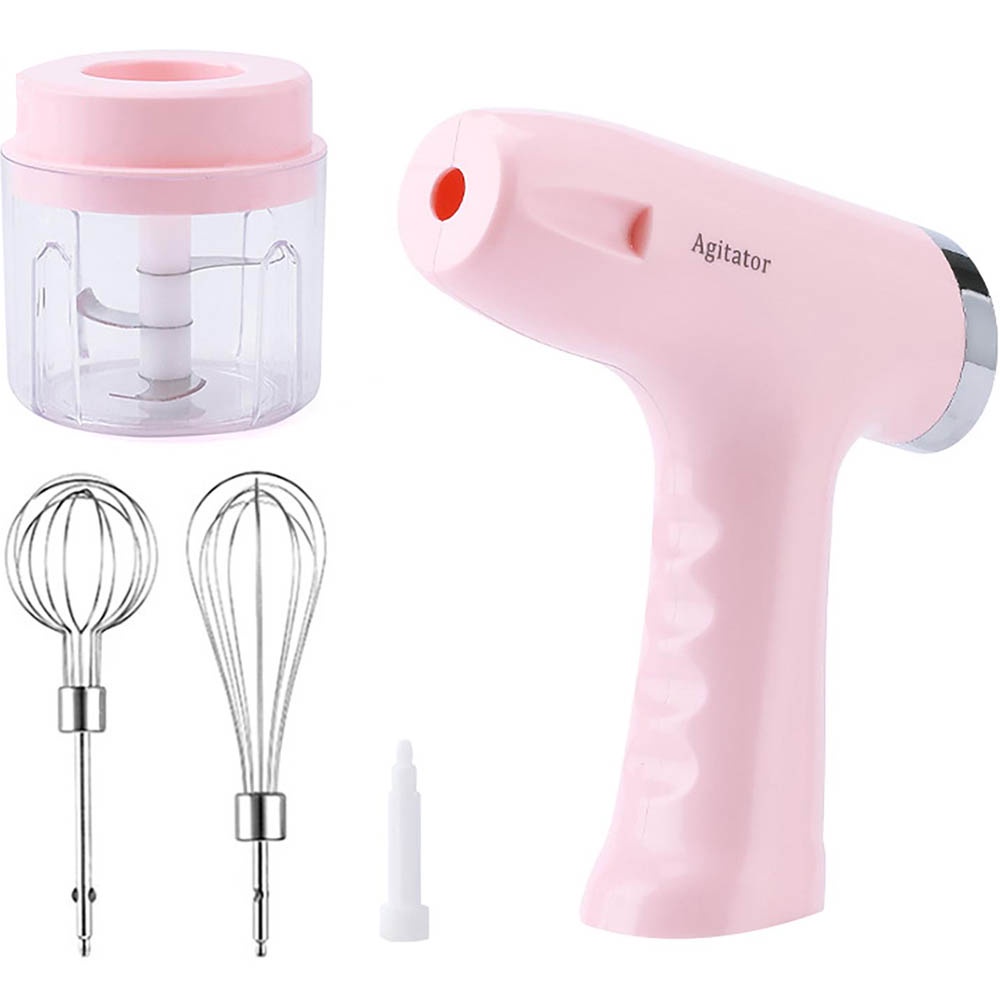 Mini Mixer Dan Chopper 3 In 1 USB Charger Versi 11 MC439 - 5 Speed - Bumbu, Daging, Telor - Hand Mixer Kopi Blender Penghancur