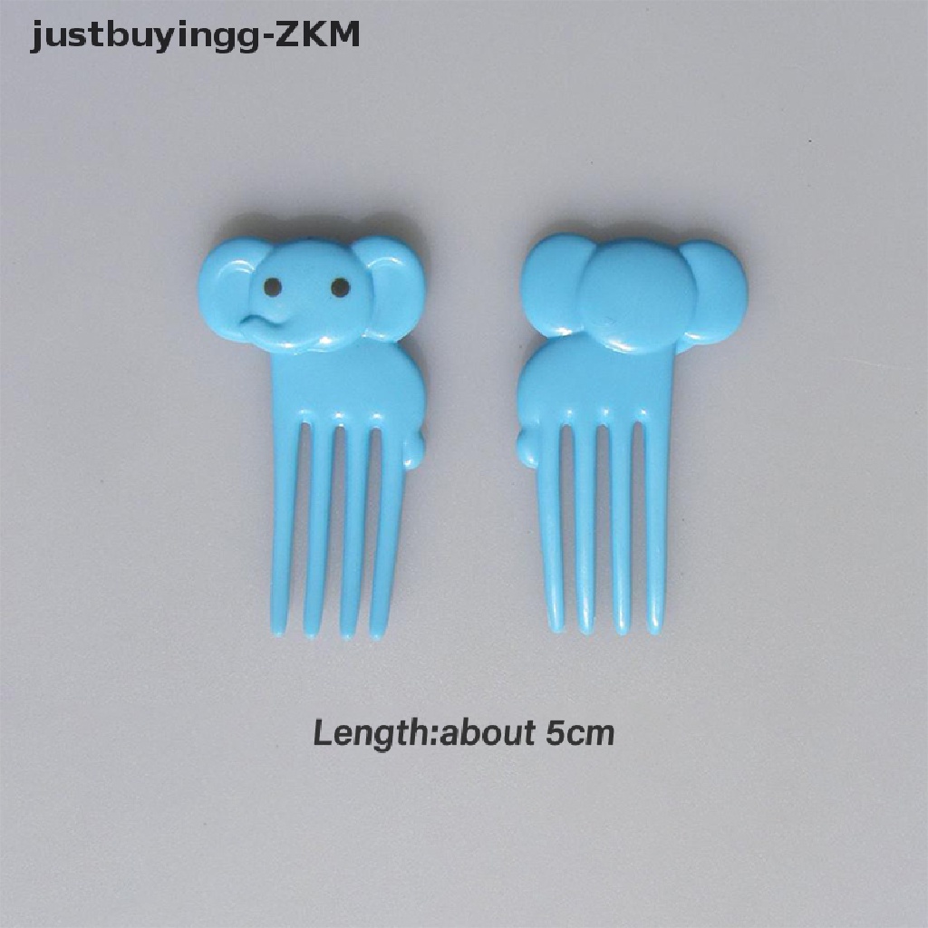 [justbuyingg] Mini Kids Animal Farm Fruit Fork Cartoon Snack Cake Dessert Food Fruit Toothpick [zkm]