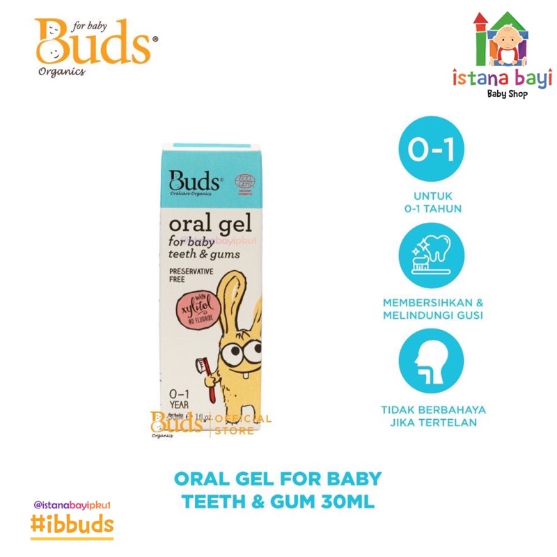 Buds Organics Oral Gel - Pasta gigi bayi