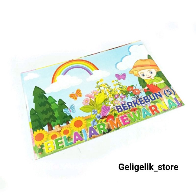 BUKU MEWARNAI BW.B5 KECIL/ COLORING BOOK B5 KECIL-8