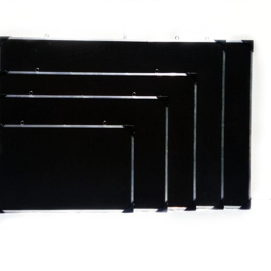 

⭐bagusnya⭐ Whiteboard/Papan Tulis/Papan Tulis ukuran 50X70 Whiteboard 2 sisi Sidol dan Kapur⭐tankss.