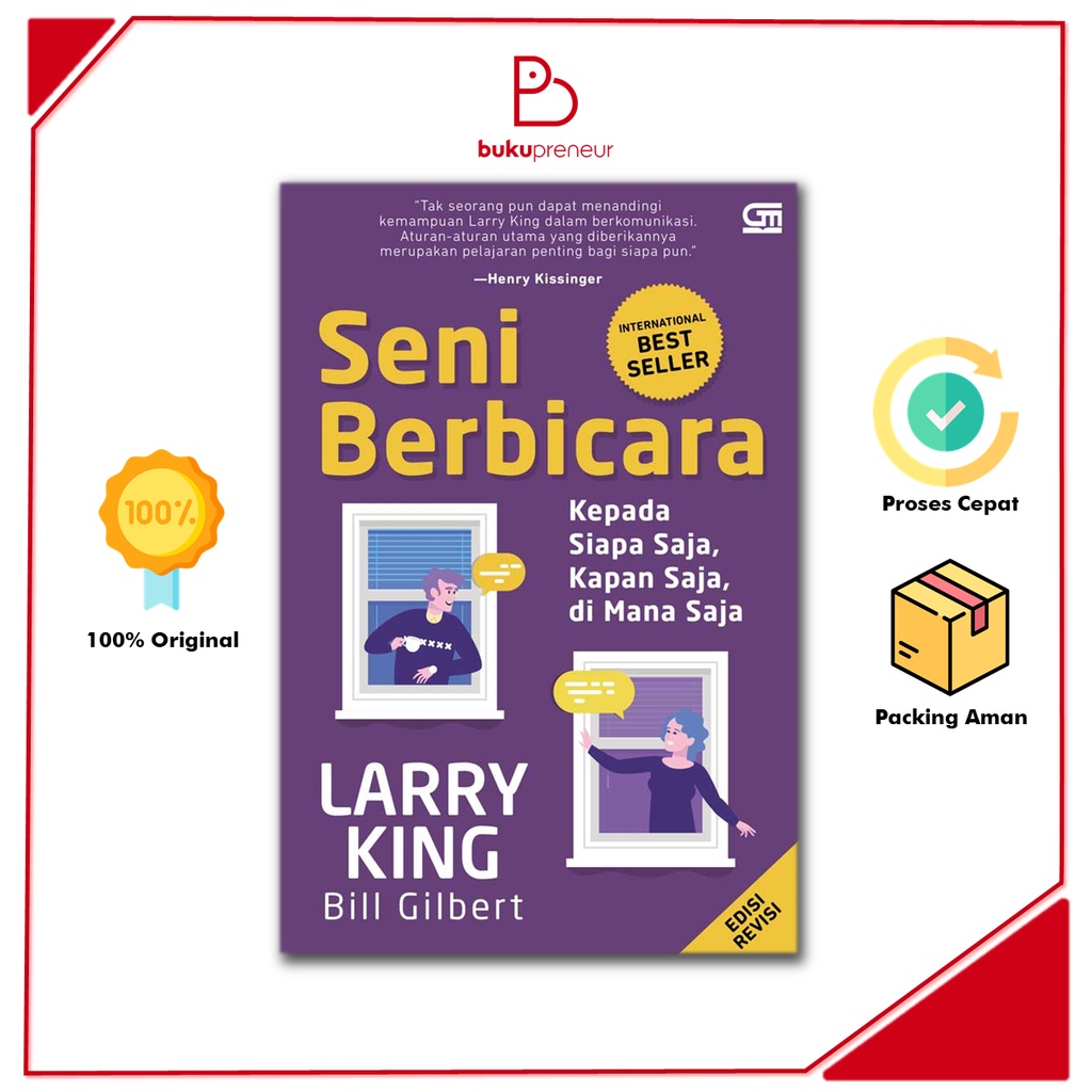 Seni Berbicara Kepada Siapa Saja Kapan Saja Dimana Saja - Larry King