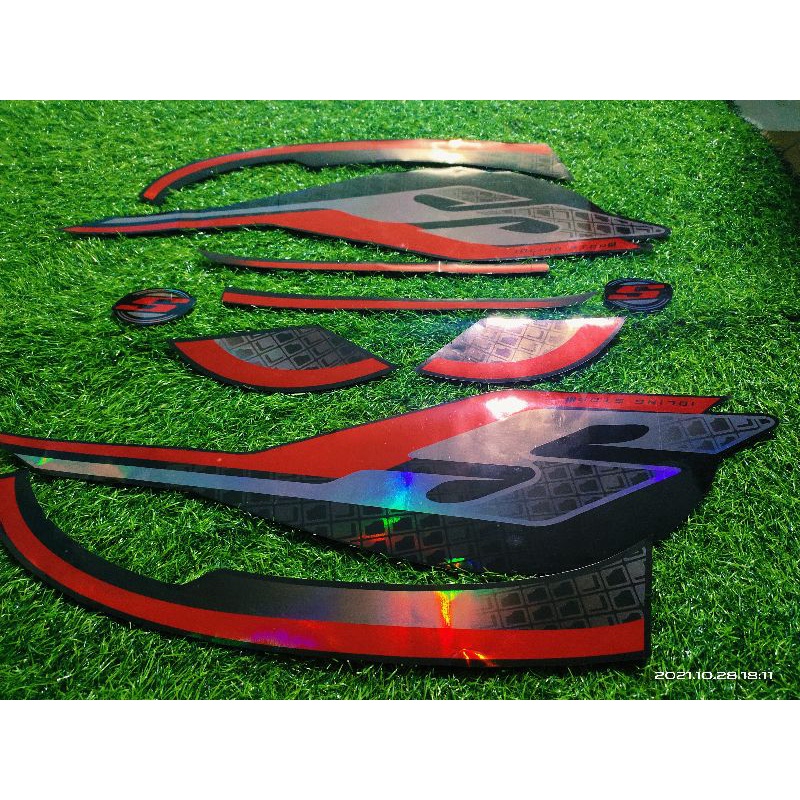 STRIPING SCOOPY NEW R12 DESAIN ORI FULL HOLOGRAM