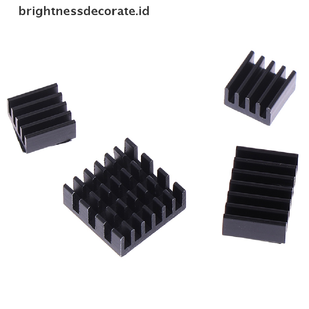 Radiator Pendingin Heatsink Usb Ram Lan Cpu Bahan Aluminum Untuk Raspberry Pi