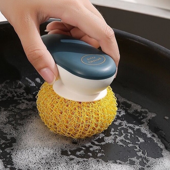 Sikat Bola Sikat panci Cleaning brush Nano Pembersih Panci piring mangkok