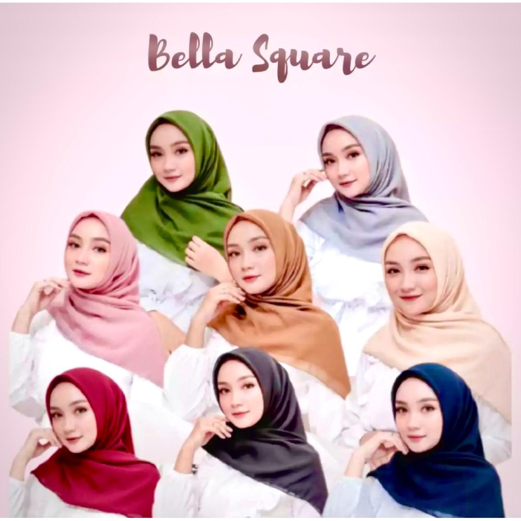 HIJAB BELLA SQUARE / JILBAB SEGIEMPAT / JILBAB BELLA / KERUDUNG SEGIEMPAT