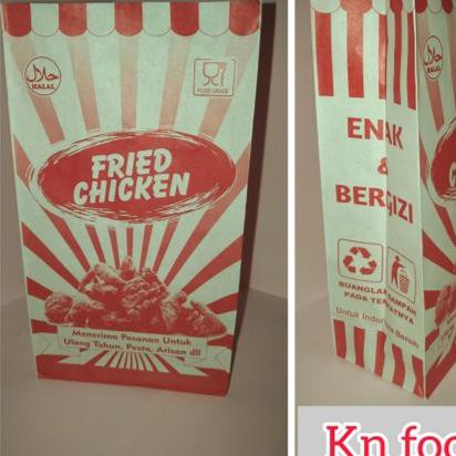 

Kantong Fried Chicken 1000 Pcs- Paper Bag Ayam Goreng Chicken 1000 Pcs