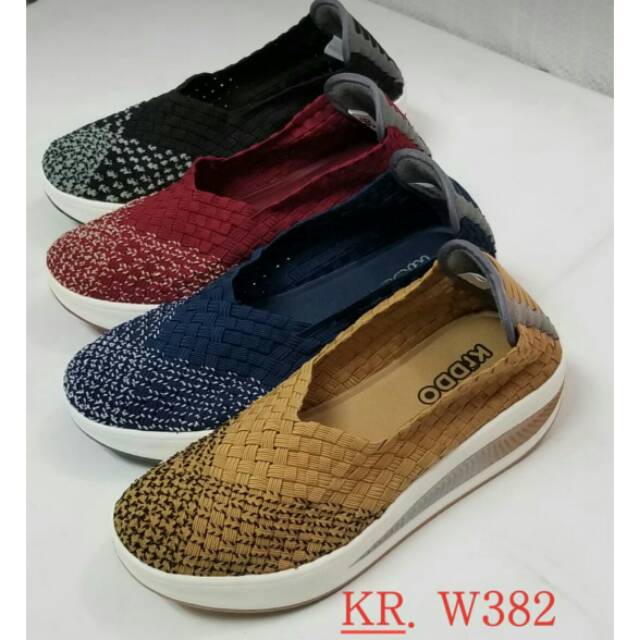 Sepatu Rajut KIDDO W382 WEDGES ORIGINA