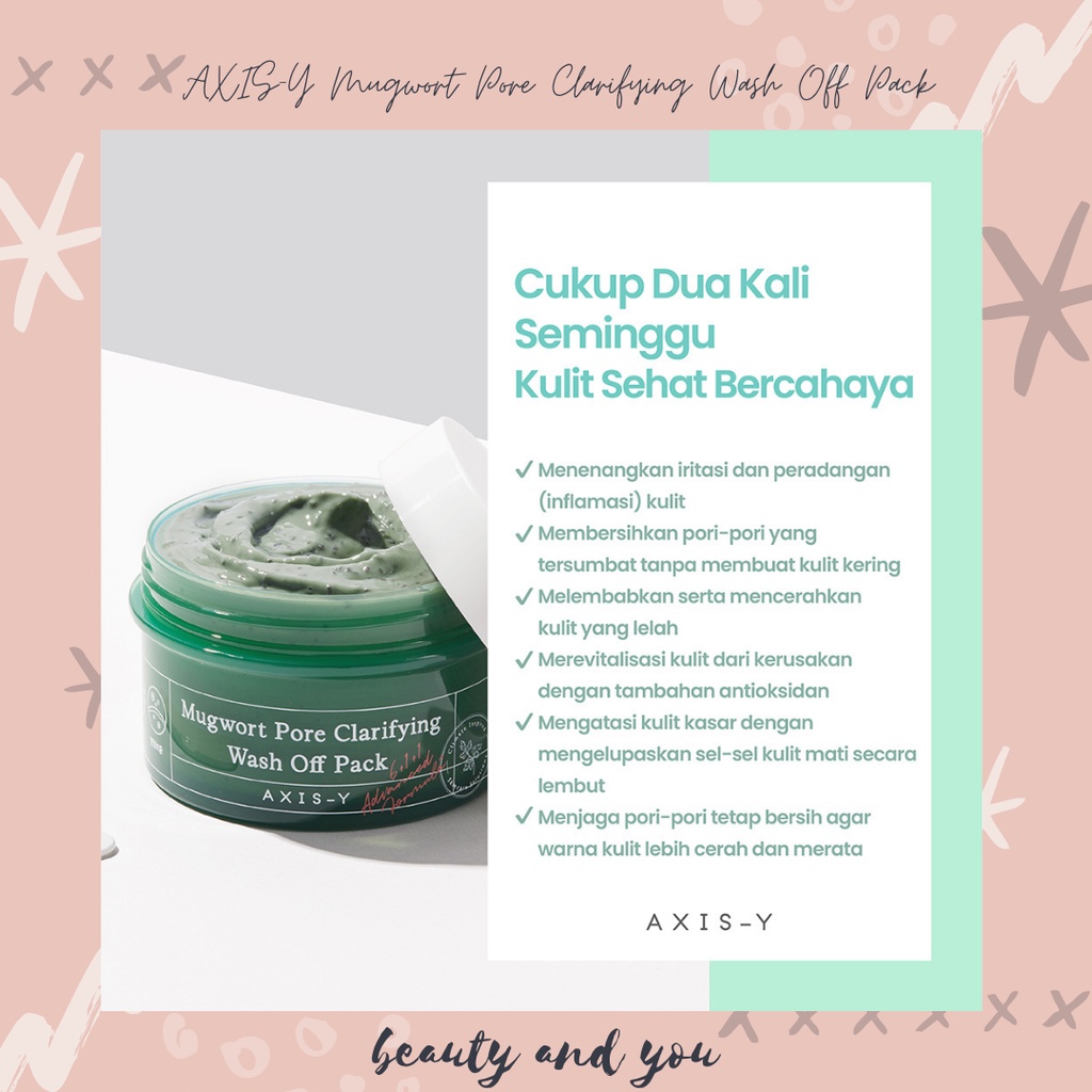 Mugwort Pore Clarifying Wash Clay Mask (ORIGINAL 100%)