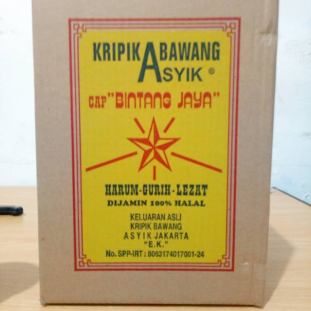 

Keripik cap bintang gurih enak renyah,bisa buat makan campur dengan bakso,mie ayam,enak lezat