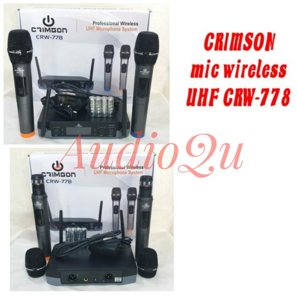 MIC WIRELESS CRIMSON CRW 778/ CRW 778 HANDHELD