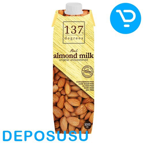 

137°c DEGREES ALMOND MILK 1 LITER ORIGINAL UNSWEETENED
