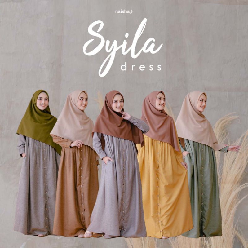 GamisPolos/GamisMadina/GamisSyari/GamisTerbaru/GamisKatunMadina/GamisRampel/SyilaDressByNaisha