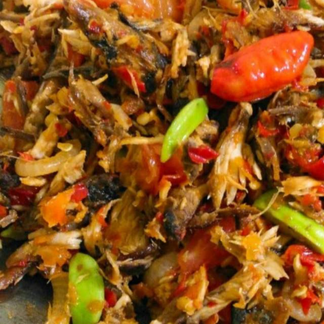 

Sambal tongkol setan full tongkolnya 150 gr