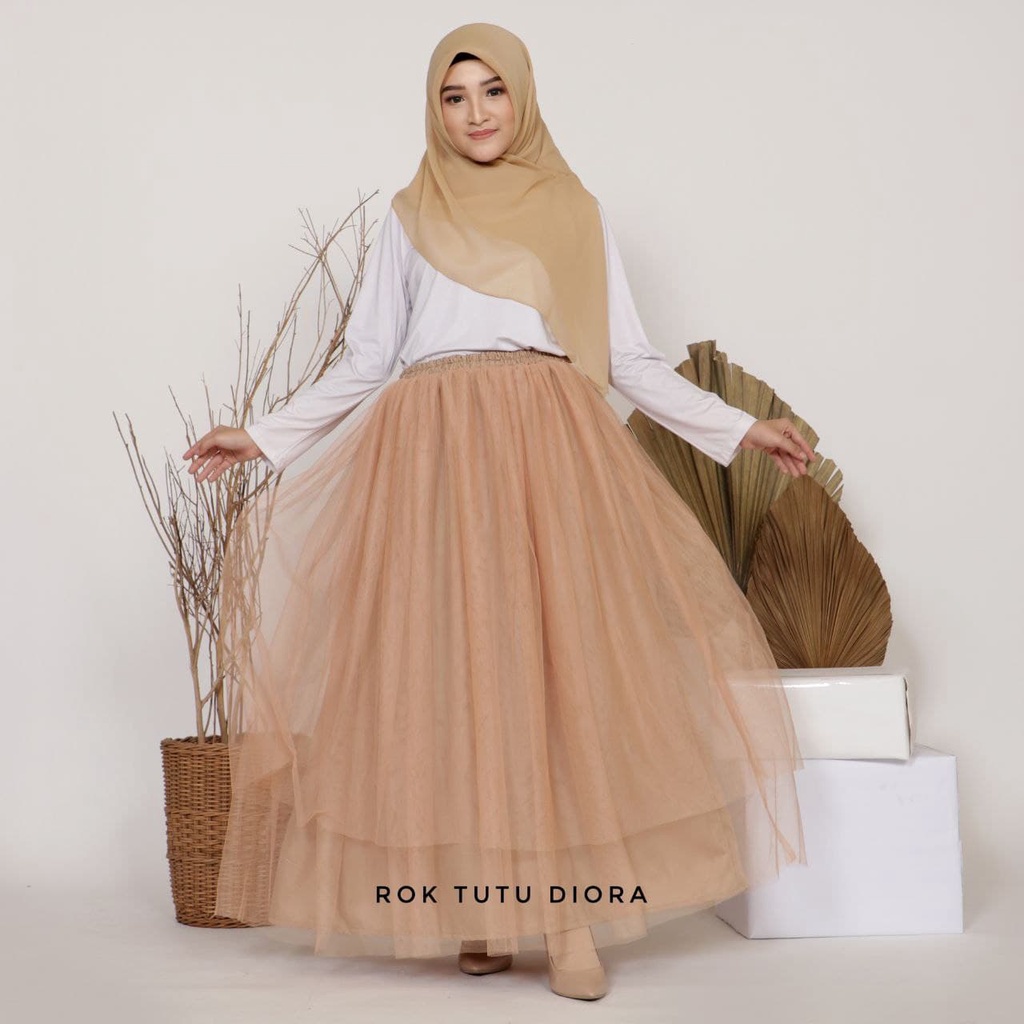 ROK TUTU DIORA MUSLIM / ROK TUTU PANJANG / ROK TUTU VERSI PANJANG