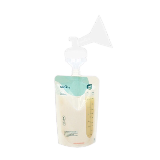 Kantong Asi Spectra premium milk bag with connector &amp; REFILL