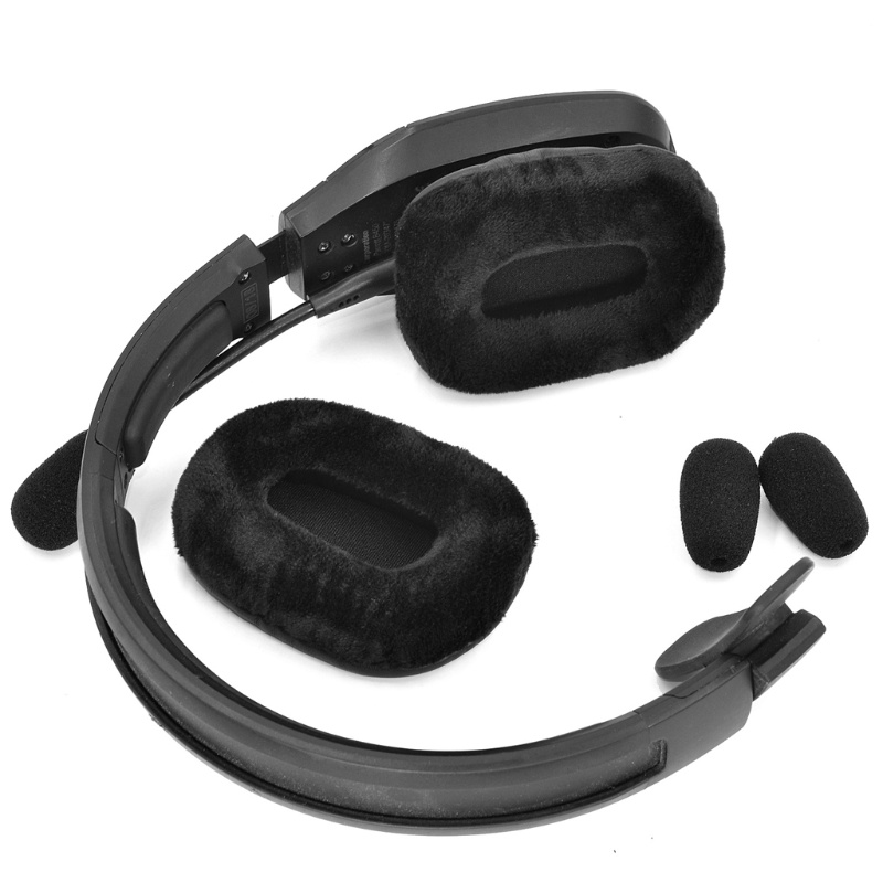 Cre Bantalan Earpad Headphone Bahan Busa Lembut Untuk Vxi Blueparrott B450-Xt B450Xt