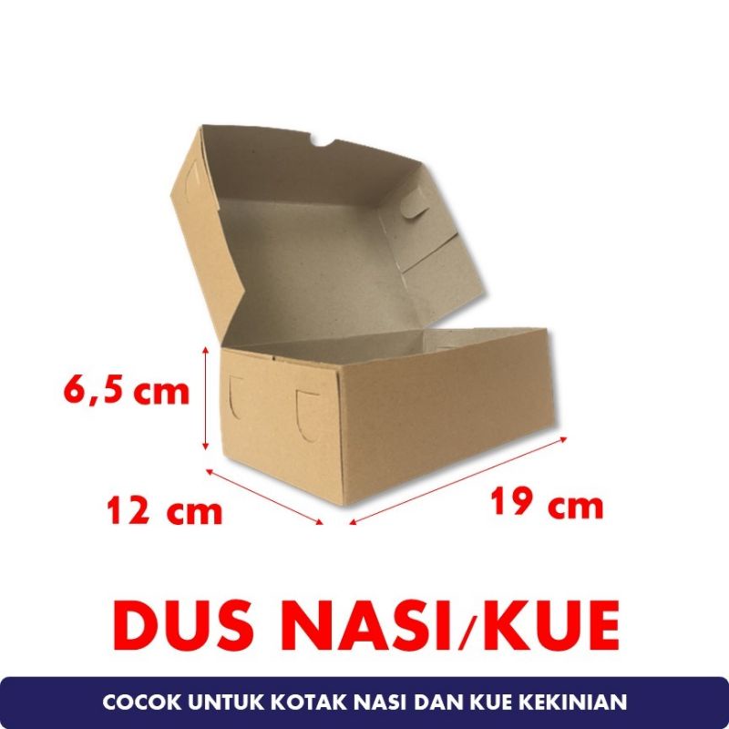 

Dus Kue NBK Kraft Coklat / Dus Roti Coklat (10pcs)