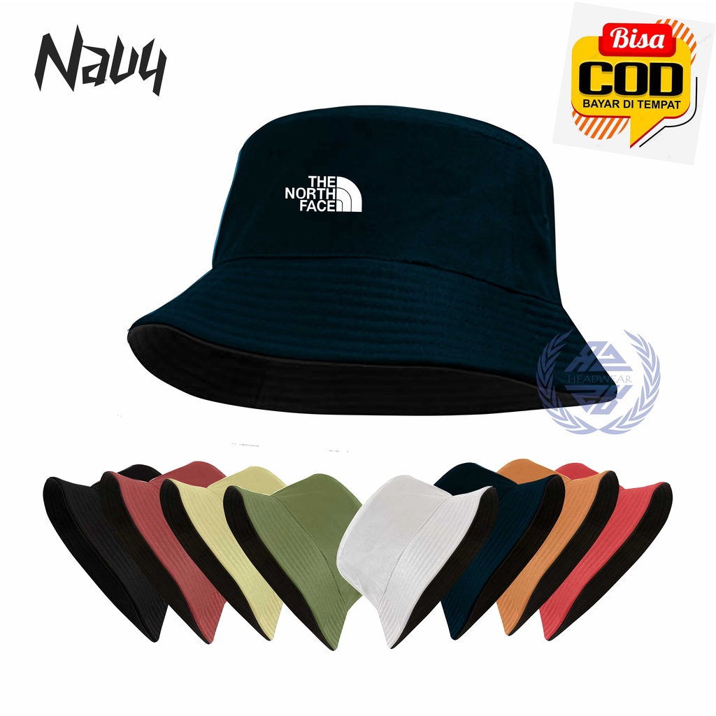 Topi Bucket Model The north face Topi Baket Bucket Hat Outdor Pria Wanita Distro Original High Quality