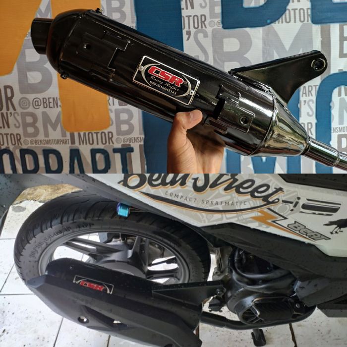 Knalpot Bobokan CSR Honda Beat Street / All new Honda beat