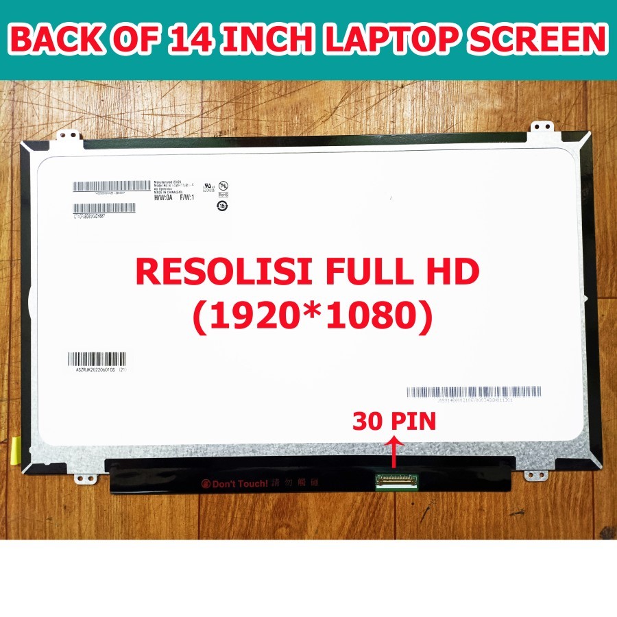 LED LCD HP ZBOOK 14 G1 G2 14 INCH FULL HD