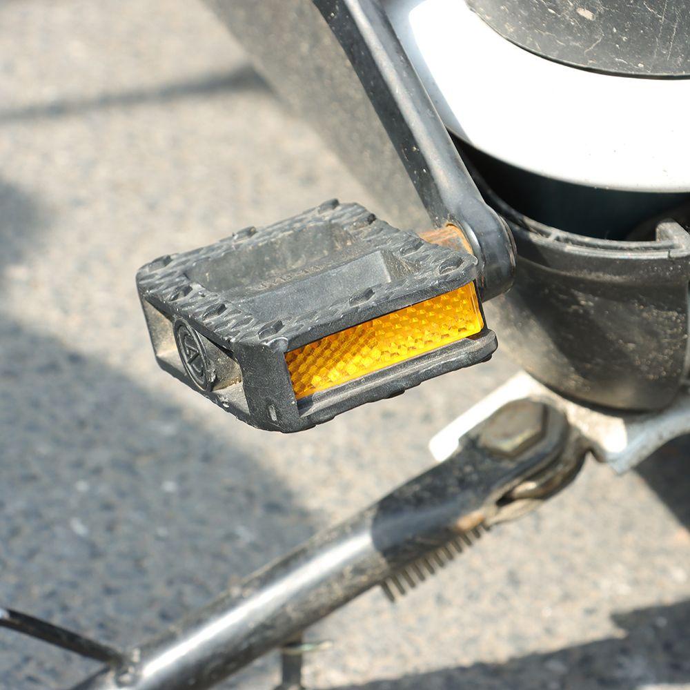 R-FLOWER 4pcs /set Reflektor Kaki Di Malam Hari Peralatan Bersepeda Naik Malam Pedal Sepeda