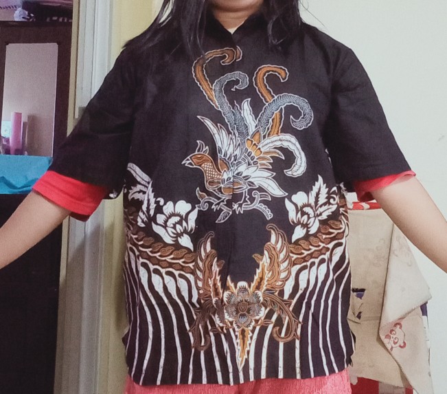 Batik Couple_maora Sania Ruffle Batik Couple Ori Ndoro Jowi Dnt Garansi Termurah
