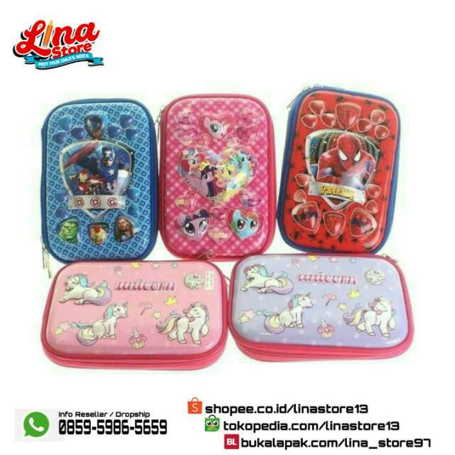 

Tempat Pensil Alat Tulis Like Smiggle 7D Waterproof