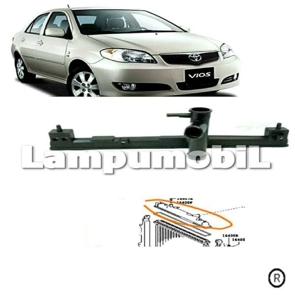 Upper Tank / Kepala Radiator Toyota Vios 2003-2006 - LAMPU MOBIL