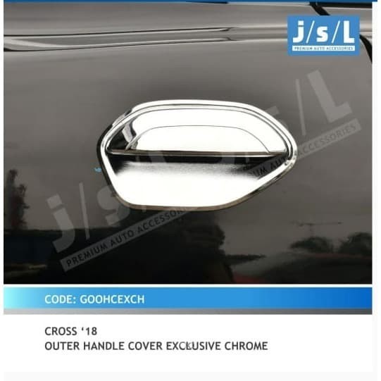 Mangkok Outer Pintu Datsun Cross Outer Handle Exclusive Chrome JSL