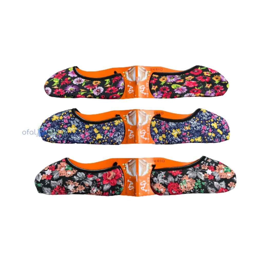 Kaos kaki tawaf wanita motif anti slip