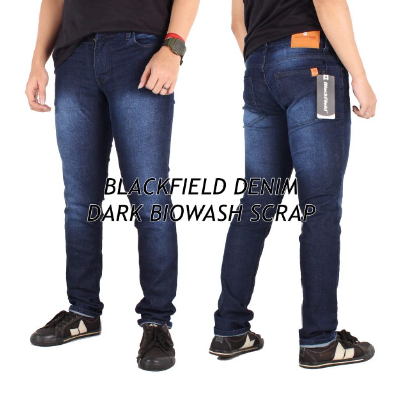 Celana Jeans Pria Jumbo Bahan Meral size 28 sampai 42 model Selimfit