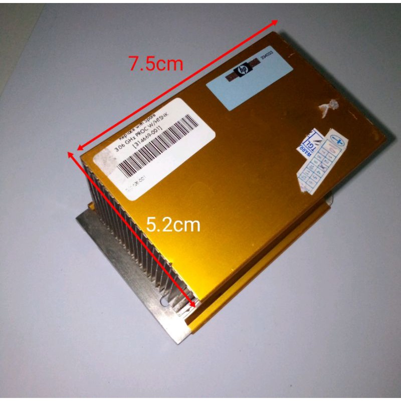 HEATSINK ALUMUNIUM TEMBAGA PENDINGIN ELEKTRONIK LAMPU HPL 400 GRAM