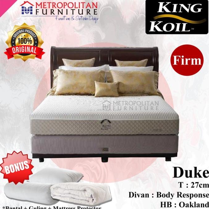 SPRINGBED KING KOIL DUKE FULL SET KASUR SPRING BED MATRAS DG61464EZ