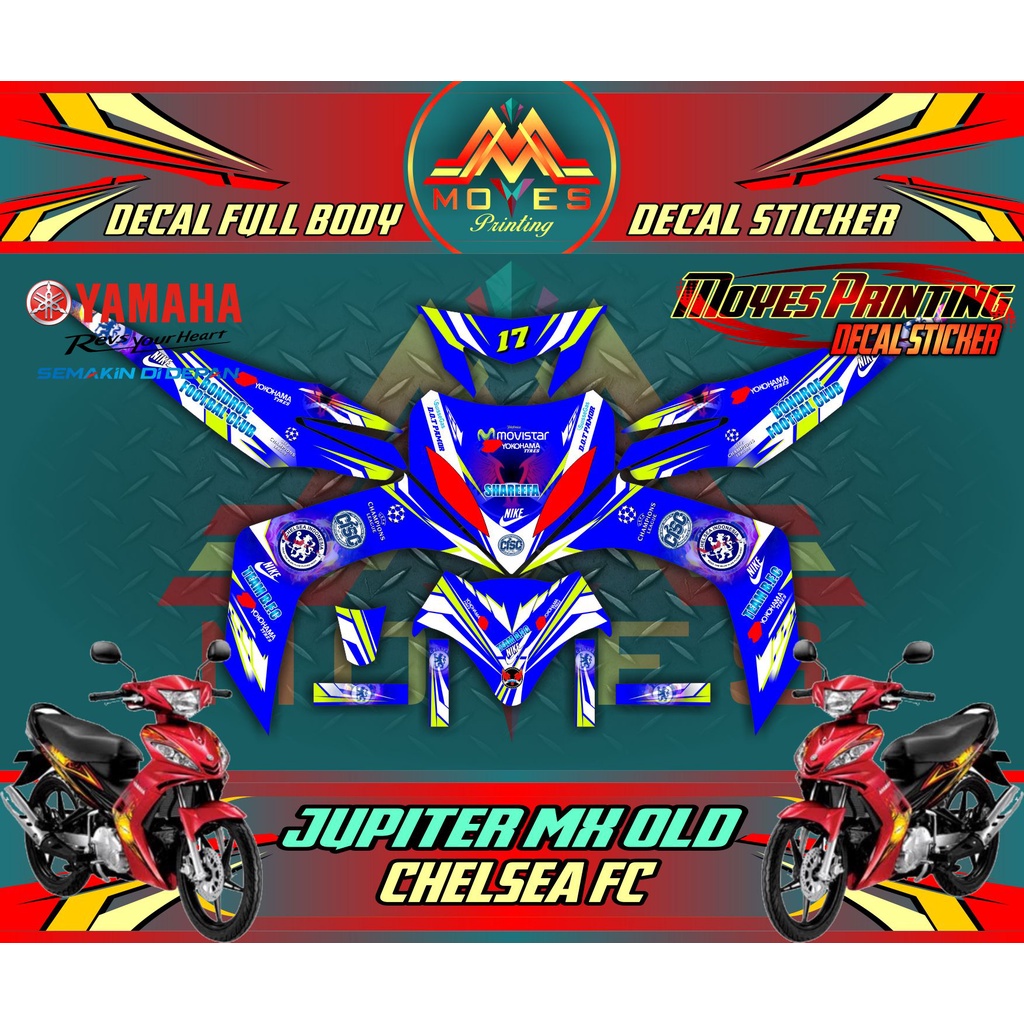 Decal Jupiter Mx 135 old Fullbody Mx 135 lama Stiker Decal Mx old 135 Full Body Full Stiker motor Fu