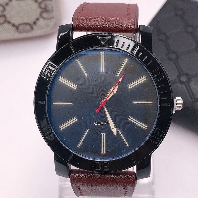 ✅COD JAM TANGAN PRIA KULIT MURAH FASHION COOL WATCH NEW NICE PRIA JAM TANGAN MURAH CEWEK M42