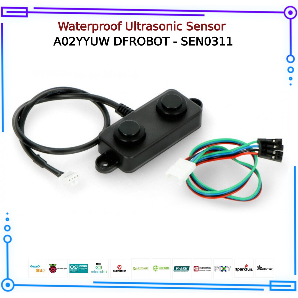 Jual Waterproof Ultrasonic Sensor - A02YYUW | Shopee Indonesia