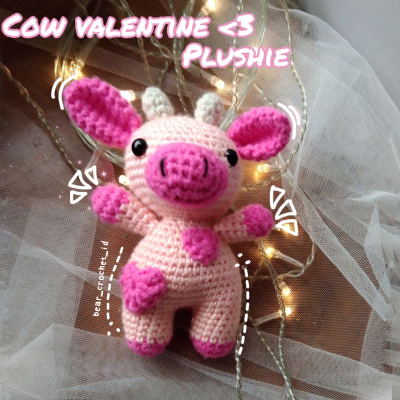 

Valentine Cow Plushie