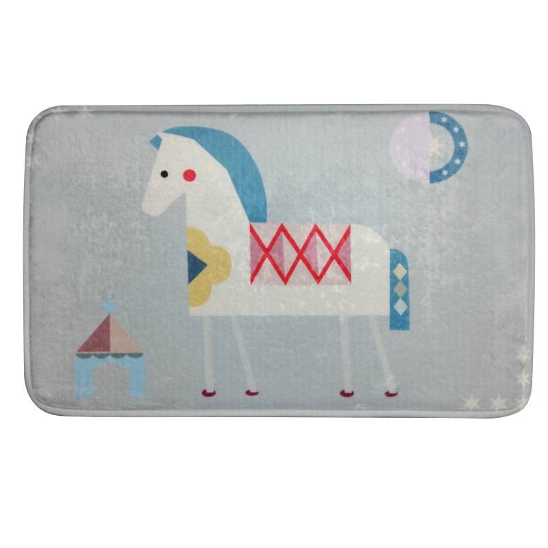 

JYSK Keset Bathmat Horse 40X60CM Light Blue
