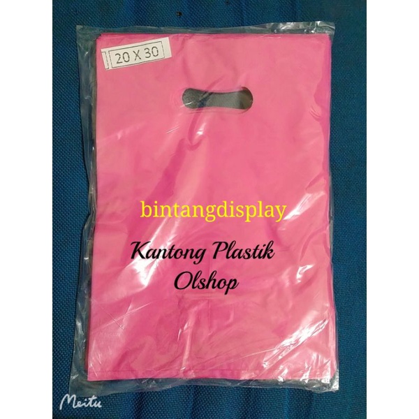Kantong Plastik Shopping Bag 20x30cm /Kantong Plastik Olshop