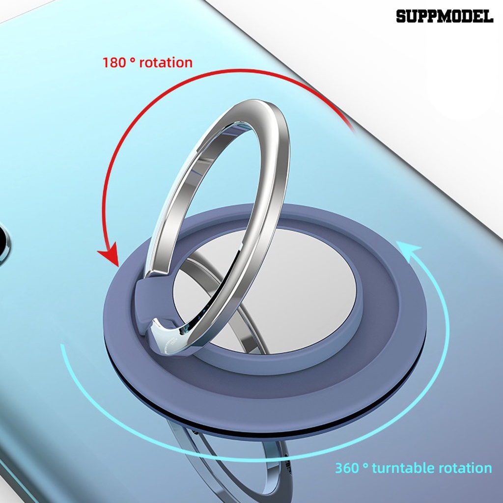 Sdl Bracket Ring Jari Magnetik Rotasi 360 ° Mount Mobil Universal Untuk iPhone / Samsung / Huawei / iPad