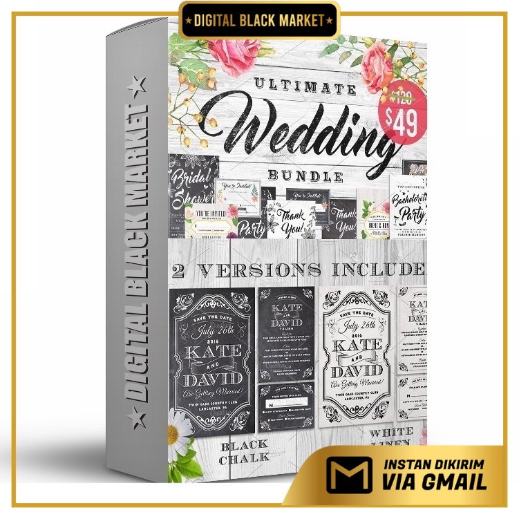 Massive Chalk Wedding Bundle 60 Off - Photoshop